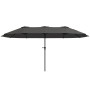 Outsunny Parasol de jardin extérieur