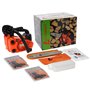 Tronçonneuse élagueuse thermique 25 cm3, 1.2 CV, guide 26 cm, 2 chaînes