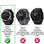 PHONILLICO Verre Trempé pour Garmin Fenix 6/6 Pro / 6 Pro Solar / 6 Pro Sapphire [Lot de 2] Film Protection Ecran Montre Anti Ra