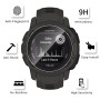 PHONILLICO Verre Trempé pour Garmin Instinct 2 / Instinct 2 Solar [Lot de 2] Film Protection Ecran Montre Anti Rayure