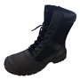 Chaussure de sécurité Homme Haute ISO20345 avec fermeture latérale et coque de protection ideal Ranger Agent de sécurité 35