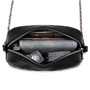 David Jones - Petit Sac Bandoulière Matelassé Femme - Mini Sac à Main Chaînes Porté Epaule Simili Cuir PU - Besace Sacoche Poche