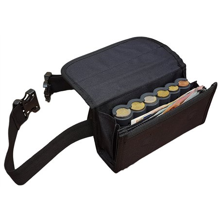 CLAIRE-FONCET Sacoche Banane Serveur en Toile Tissu Polyester