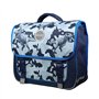 Bagtrotter Cartable 38 cm Phileas Dinosaures Bleu - Le Plus Confortable des Cartables - Ergonomie/Confort/Sécurité - Système Sma