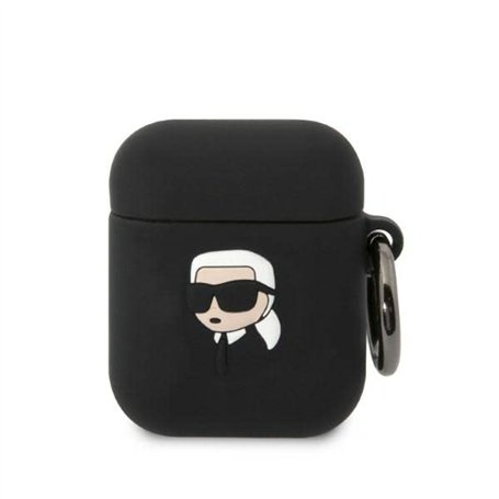 Karl Lagerfeld Silicone NFT Karl Head 3D Coque AirPods 1/2 gen
