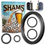 SHAMS KIT 5 Joints D'ÉTANCHÉITÉ Remplacement PERFECTDRAFT HD3720 HD3620 HD3610 HD3600 | Compatible Bec VERSEUR Robinet DE Pressi