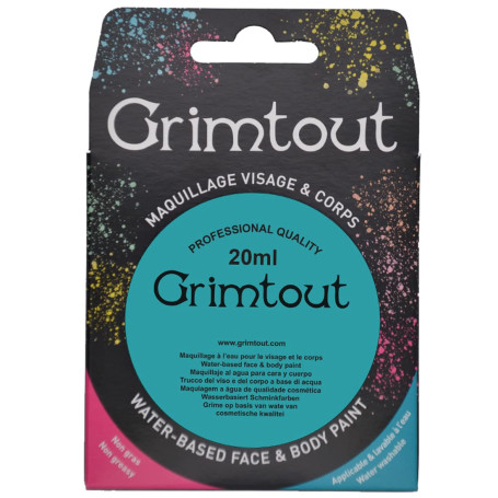 GRIM’TOUT Galet de fard de maquillage de fête pour enfant et adulte