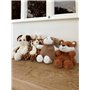 Bouillotte doudou 2 en 1● Peluche chien toute douce bébé & enfant ● Action chaud et froid ● Bouillotte sèche micro-ondes ● Perle