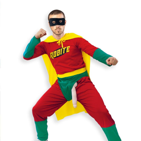 STC Costume déguisement Robite Toujours là pour sortir sa matraque