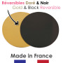 ScrapCooking - Kit de 4 Supports à Gâteaux Ronds Ø 30 cm - Carton Réversible Doré & Noir - Grand Plateau Gâteau XXL - Disque Des