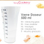 ScrapCooking - Verre Doseur 500 ml - Verre Mesureur Gradué Pâtisserie - En Plastique - Pichet Gobelet Doseur Transparent - 5290