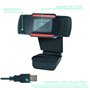 Waytex Webcam HD 3MP USB 2.0, Micro, Base articulée 60108