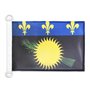 AZ FLAG - Drapeau Guadeloupe - 45x30 cm - Pavillon Nautique Guadeloupéen - France Spécial Bateau Et Extérieur En Maille Bloquée