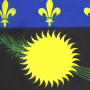 AZ FLAG - Drapeau Guadeloupe - 45x30 cm - Pavillon Guadeloupéen - France 100% Polyester Avec Deux Cordelettes - 20g