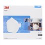 3M Respirateur Aura 9320+ FFP2, masque anti-poussière sans valve, filtre à faible résistance pour une respiration facile, masque