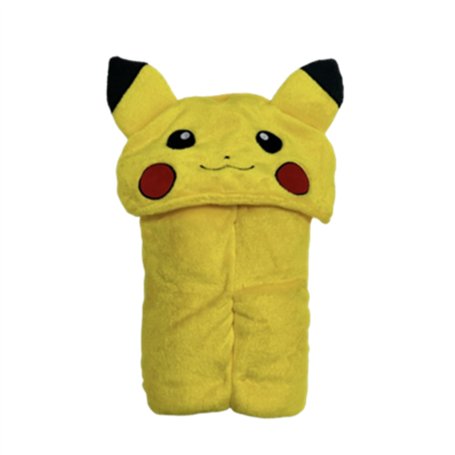 Pikachu Homadict – Plaid à Capuche Pokémon 120x150cm – Doux & Confortable Licence Officielle