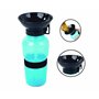 PARENCE - Bouteille d'eau pour Chien avec Bol intégré - Gourde d'eau de Voyage et Transport - Voiture, intérieur et extérieur - 