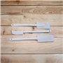PARENCE - Set de 3 Spatules de Cuisine en Plastique - Set de pattiserie - Ensemble préparation gateaux/Tartes - Essentiel pour V