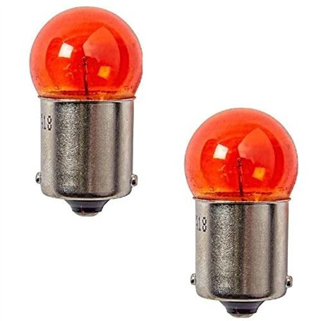 cyclingcolors 2x 12V 10W BA15S orange ampoule moto scooter voiture auto mobylette clignotant