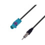 Sound-way - Câble Adaptateur Radio Faisceau pour Installation autoradio fiche ISO et d'antenne Compatible avec Renault, Dacia à