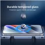 NEW'C Lot de 3, Couverture Complète Verre Trempé pour iPhone 14, iPhone 13, iPhone 13 Pro (6,1 Pouces) Film en Protection écran