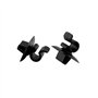 Lot de 2 clips agrafes pour maintien de la barre de capot, support de fixation pour les véhicules Peugeot 106, 306, 407, 605, 80