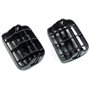(Lot de 2) Grilles de Ventilation Avant Centrale Gauche et Droite pour tableau de Bord compatible Renault Clio II et Thalia I OE