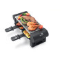 SENYA Appareil 2 Personnes, avec Pierre à Cuire Amovible, revêtement antiadhésif, 350W, My Little Raclette, SYCK-G065, Noir