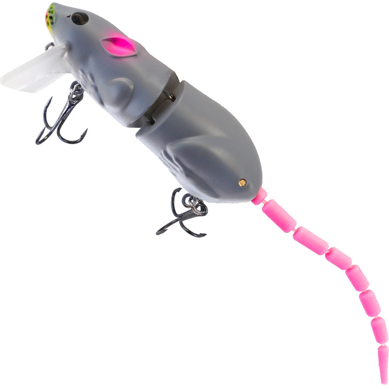 Leurre De Pêche Souris/rat Articulé 8cm - Topwater Pour Brochet Et Perche - Lot De 2