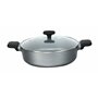 Techwood Poêles et casseroles Sauteuse 28 CM Manche Fixe/Fonte Aluminium (Mercure)