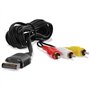 Link-e : Cable de Remplacement AV RCA Audio Video Compatible avec la Console SEGA Dreamcast