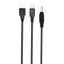 Link-e : Cable Chargeur USB de Remplacement 2 en 1 Compatible avec la Console Sony PSP 1000, 2000 et 3000 (Alimentation et Trans