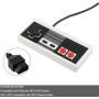 Link-e : 2 X Manette de Jeu Compatible avec la Console Nintendo NES Originale
