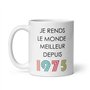 L'Esprit Des Anges Tasse Mug Cadeau Anniversaire 50 ans Femme Homme - Je Rends le Monde Meilleur - Original Personnalisé