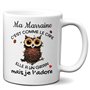 L'Esprit Des Anges Tasse Mug Cadeau Marraine Comme le Café Original Baptême Anniversaire Humour