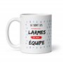 L'Esprit Des Anges Tasse-Mug Collègue Manager-Les Larmes de Mon Équipe - Idée Cadeau Patron Travail Nouveau Job
