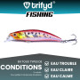trifyd ® - Poisson Nageur Truite Minnow 7 cm, Le Pack de 5 leurres de pêche