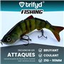 Swimbait brochet et carnassier 12cm - 17g, Le kit de 3 leurres de Peche.