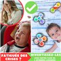 Baby Spinner Ventouse Pop it - Baby hoptoys Fidget Toys - Spinner Anti Stress - Jouet Bebe 1 an - Jouets de Bain - Hand Spinner 