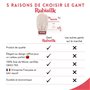 Rubisilk - Gants Exfoliants 100% Soie de Mûrier pour le Corps - Gommage doux et naturel sans douleur - Élimine peaux mortes, poi