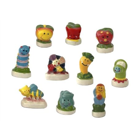 FaisTonGateau - fèves thème Drôle de Jardin - Fèves de Collection pour Galette de Rois Epiphanie - Fèves Multicolores