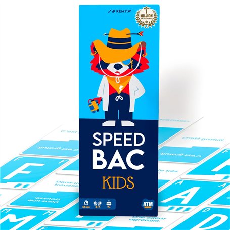 ATM Gaming Speedbac Kids - Jeu de société Enfants - Parfait pour Mettre l'ambiance en Famille - 2 à 7 Joueurs - Grand Prix du Jo