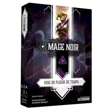 Mage Noir - Extension Voie du Plieur de Temps - Jeu de Cartes Stratégique et d’Affrontement pour 2 Joueurs - Jeu de Société dès