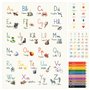 4 Affiches Éducatives Enfant 30x40 cm - Alphabet
