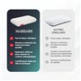 Espira Massage Oreiller Memoire Forme Technologie Massage avec Soutien Ferme avec Coussin a memoire de Forme - Oreillers ergonom