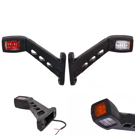 Lot de 2 feux de gabarit LED SMD pour camion