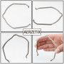 AERZETIX - C69969 - Bride de fixation collier serrage gaine suralimentation air - compatible avec A0079934301