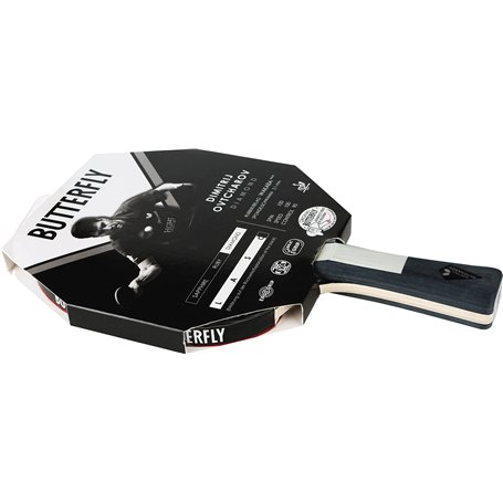 Butterfly Raquette de Tennis de Table Dimitrij Ovtcharov Diamond - Technologie EVA - Revêtement Wakaba certifié ITTF - Poignée c