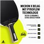 JOOLA White Infinity Z Raquette de tennis de table professionnelle avec revêtement Micron X et boîte magnétique