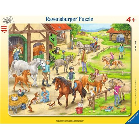 Ravensburger Puzzle pour Enfants - 06164 - Puzzle à Cadre pour Enfants à partir de 4 Ans - 40 pièces